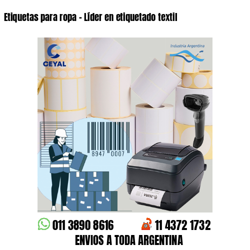 Etiquetas para ropa – Líder en etiquetado textil