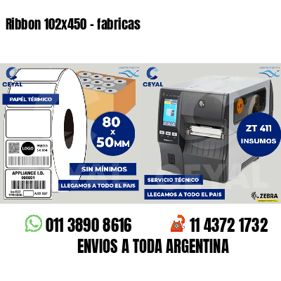 Ribbon 102x450 - fabricas