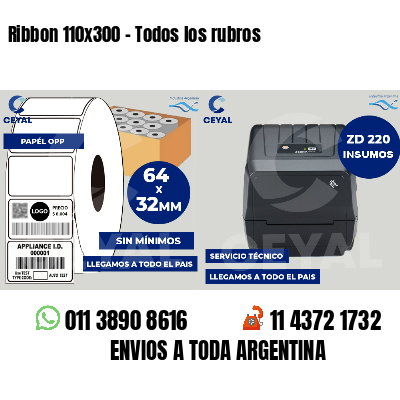 Ribbon 110x300 - Todos los rubros