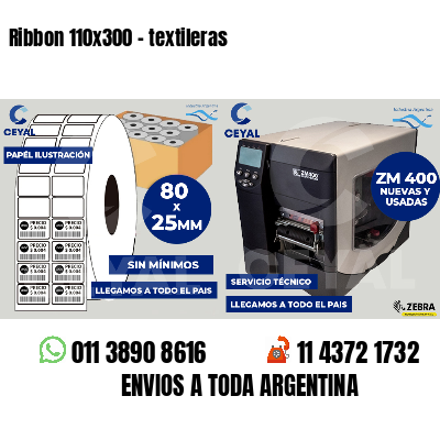 Ribbon 110x300 - textileras