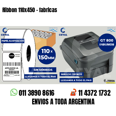 Ribbon 110x450 - fabricas