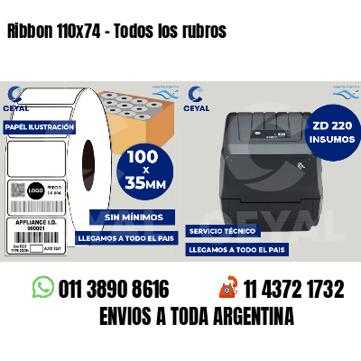 Ribbon 110x74 - Todos los rubros
