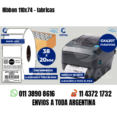 Ribbon 110x74 - fabricas