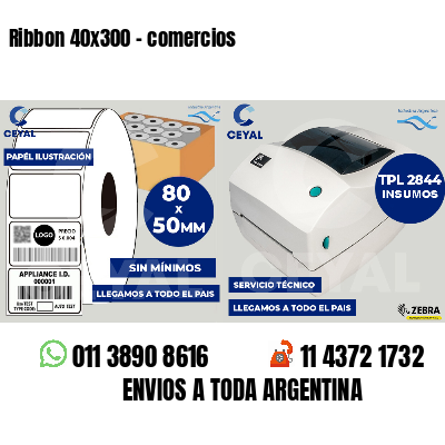 Ribbon 40x300 - comercios