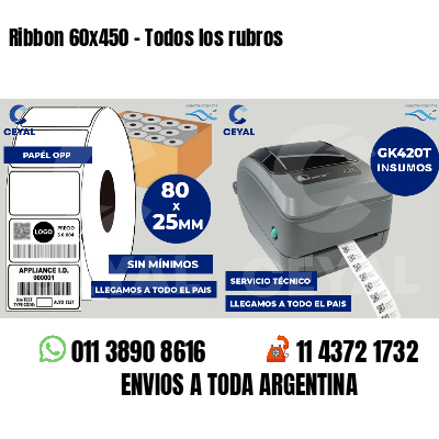 Ribbon 60x450 - Todos los rubros