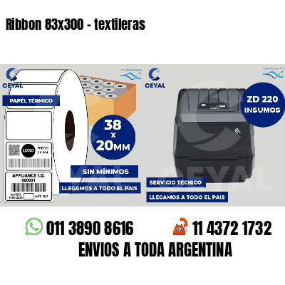 Ribbon 83x300 - textileras