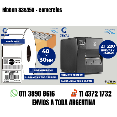 Ribbon 83x450 - comercios