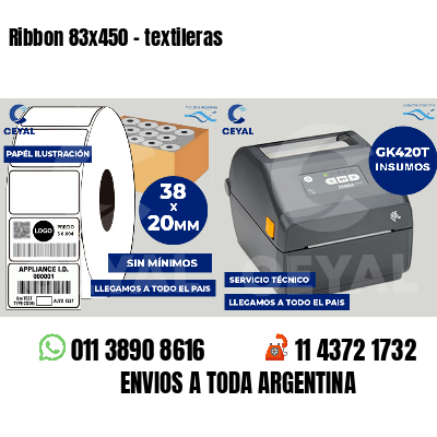 Ribbon 83x450 - textileras