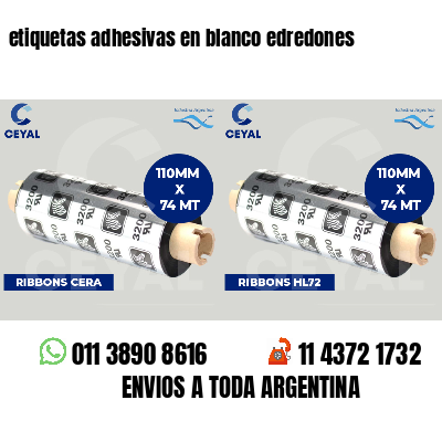 etiquetas adhesivas en blanco edredones