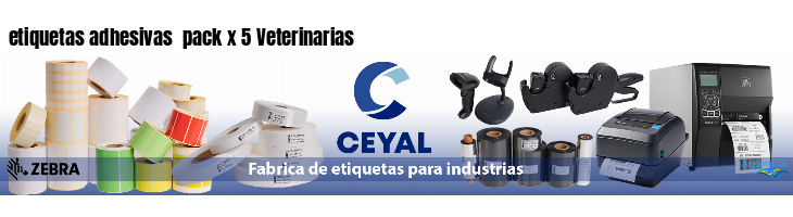 etiquetas adhesivas pack x 5 Veterinarias