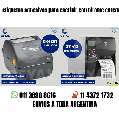 etiquetas adhesivas para escribir con birome edredones