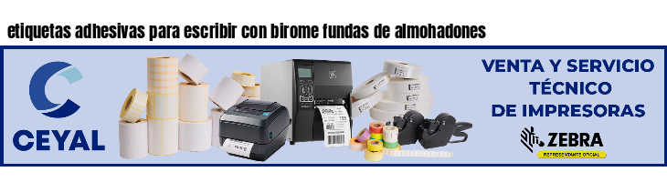 etiquetas adhesivas para escribir con birome fundas de almohadones