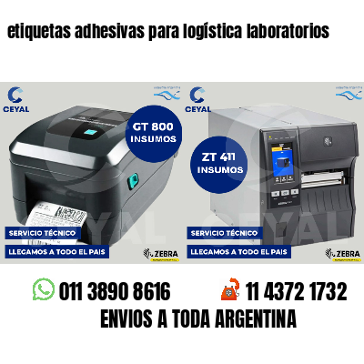 etiquetas adhesivas para logística laboratorios
