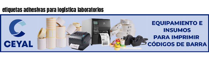 etiquetas adhesivas para logística laboratorios