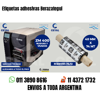 Etiquetas adhesivas Berazategui
