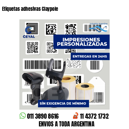 Etiquetas adhesivas Claypole