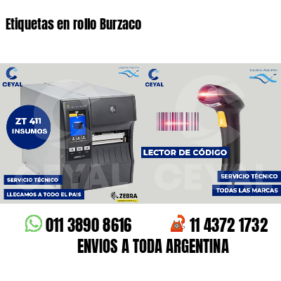 Etiquetas en rollo Burzaco
