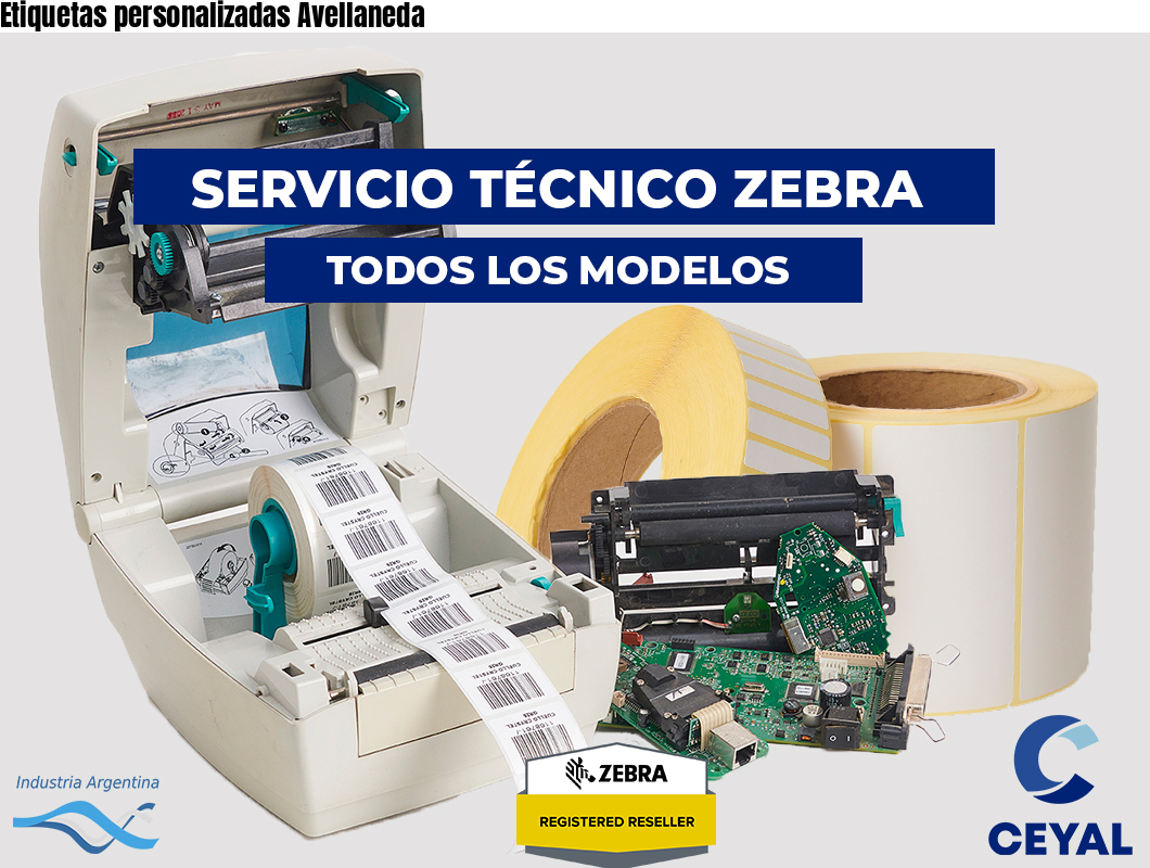 Etiquetas personalizadas Avellaneda