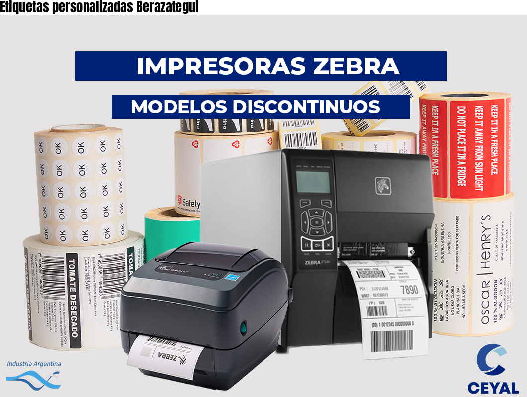 Etiquetas personalizadas Berazategui