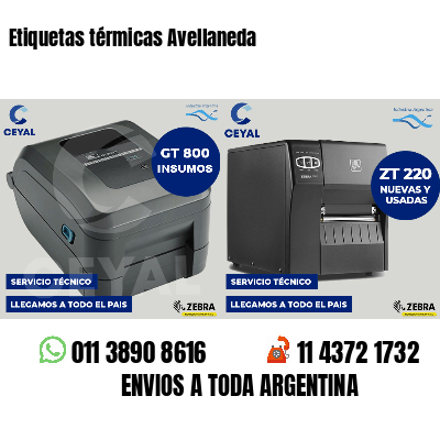 Etiquetas térmicas Avellaneda