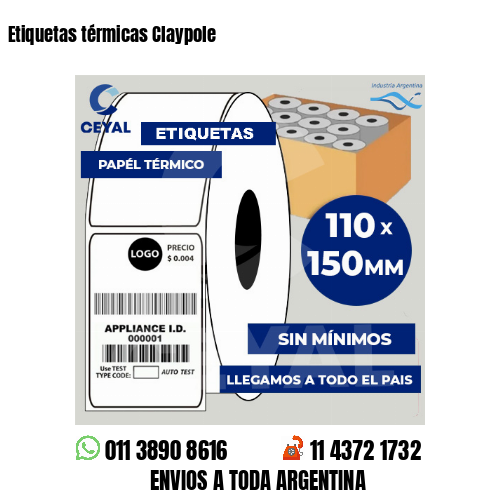 Etiquetas térmicas Claypole