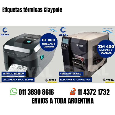 Etiquetas térmicas Claypole