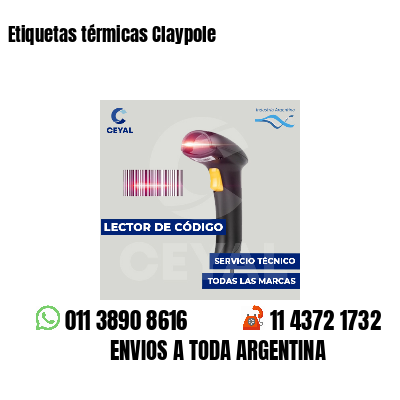 Etiquetas térmicas Claypole