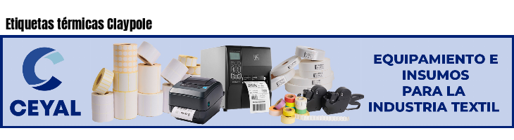 Etiquetas térmicas Claypole