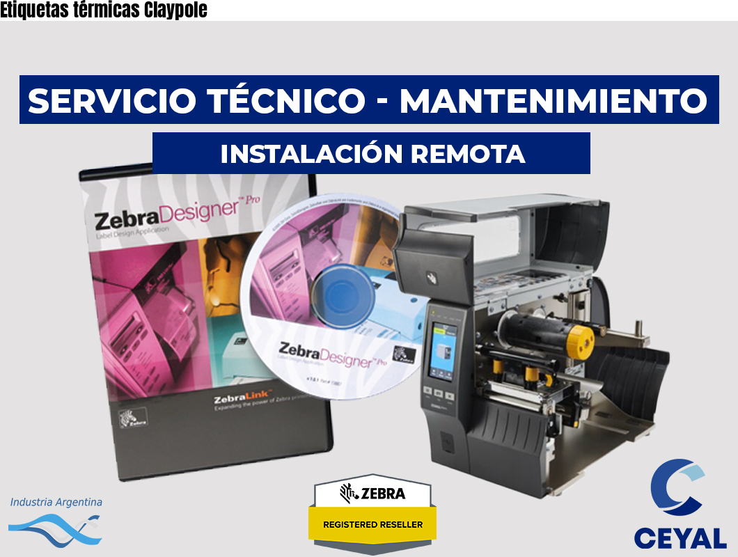 Etiquetas térmicas Claypole