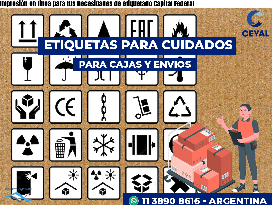 Impresión en línea para tus necesidades de etiquetado Capital Federal