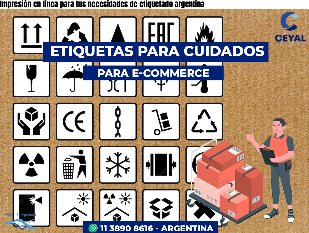 Impresión en línea para tus necesidades de etiquetado argentina