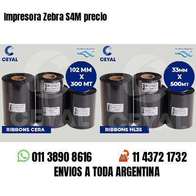 Impresora Zebra S4M precio