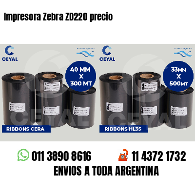 Impresora Zebra ZD220 precio