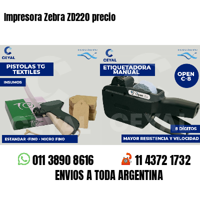Impresora Zebra ZD220 precio