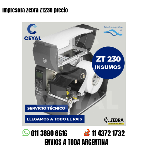 Impresora Zebra ZT230 precio