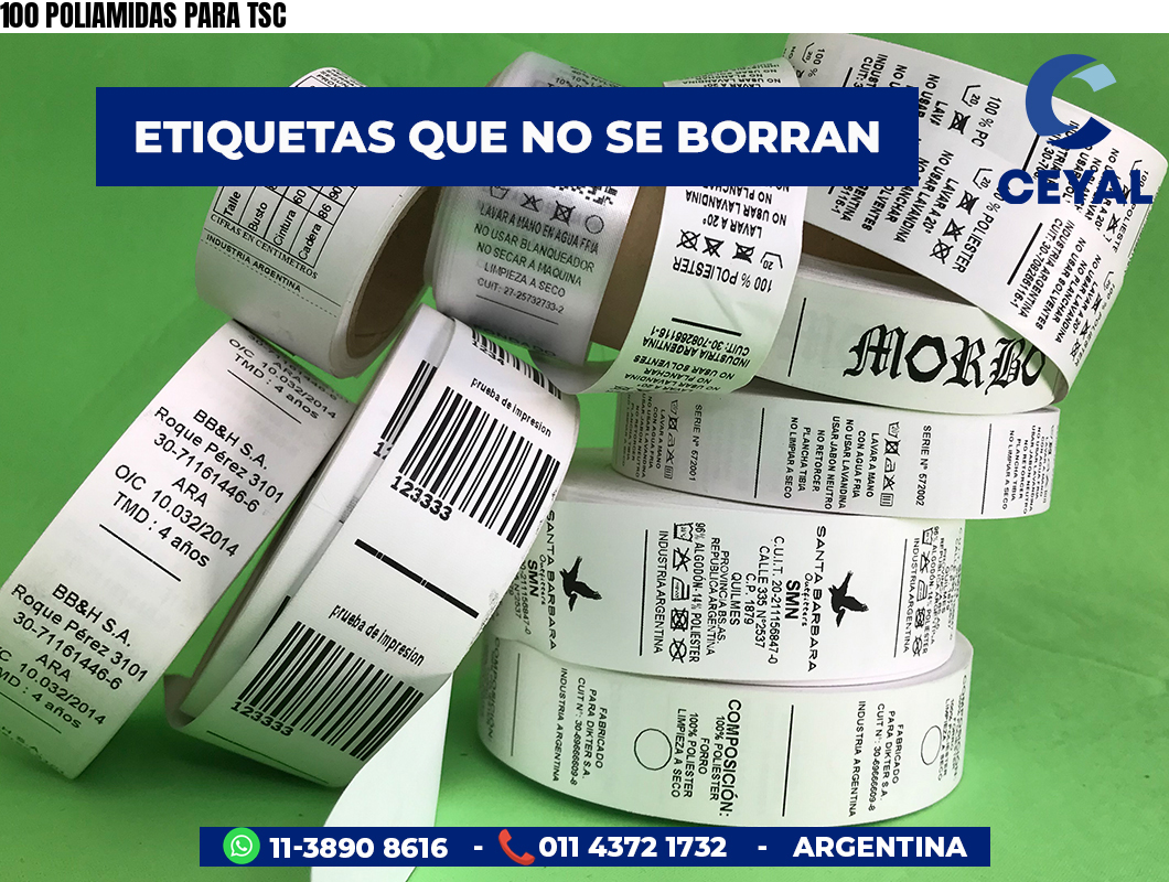 100 POLIAMIDAS PARA TSC