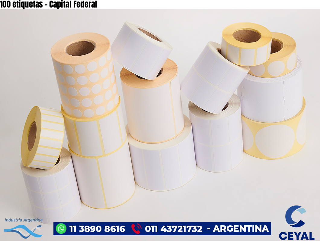 100 etiquetas - Capital Federal
