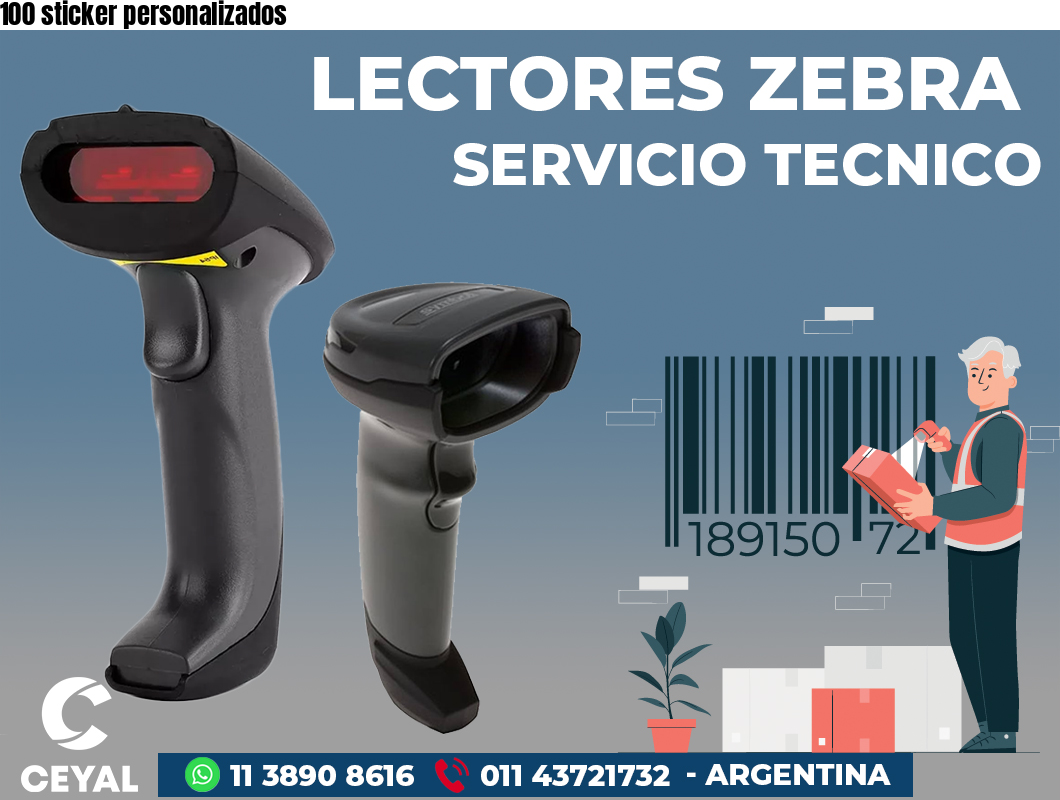 100 sticker personalizados 