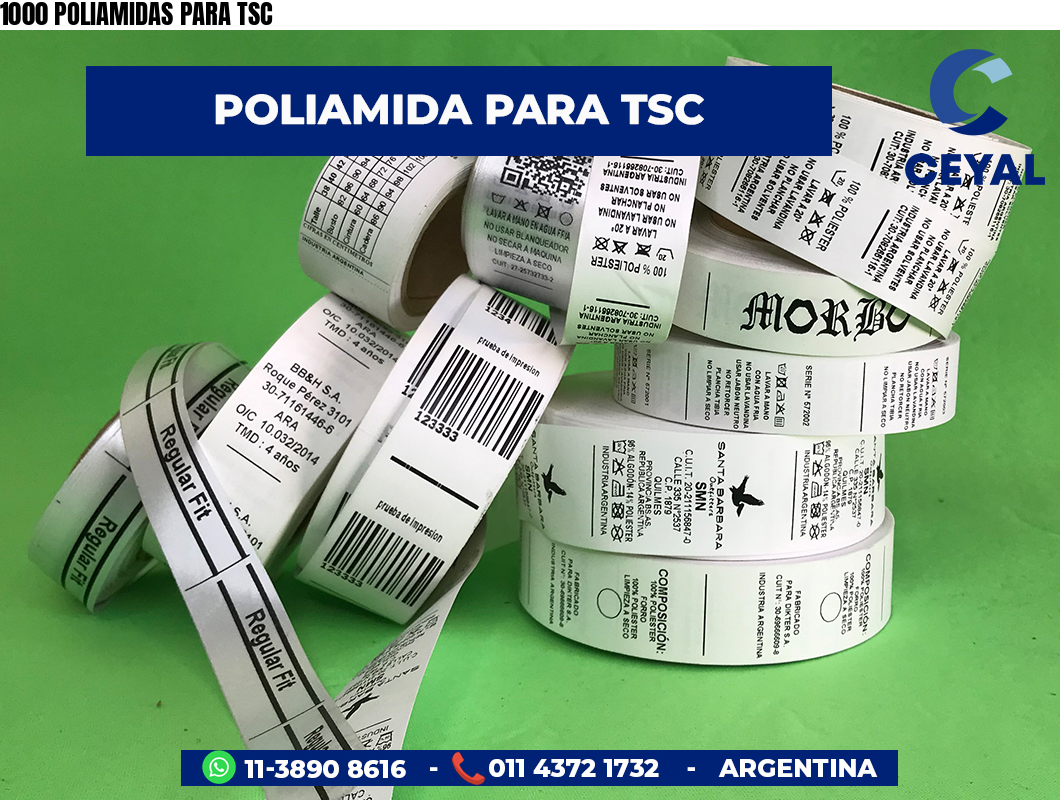1000 POLIAMIDAS PARA TSC