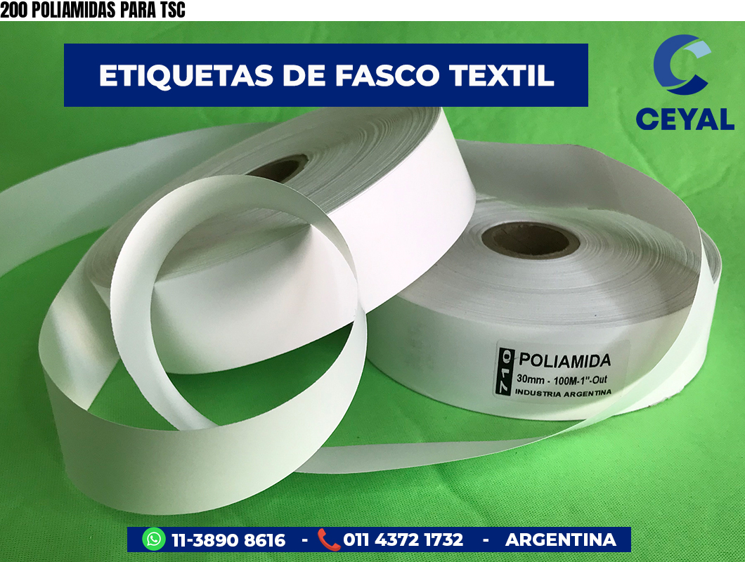 200 POLIAMIDAS PARA TSC