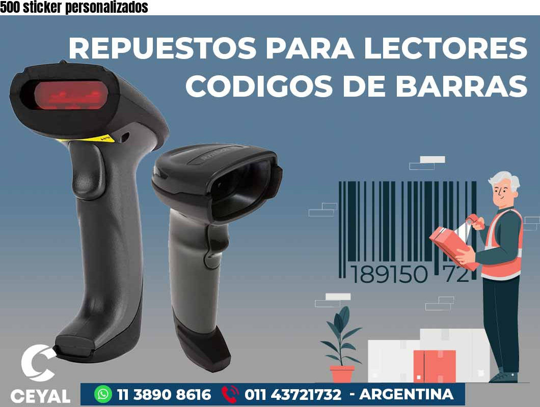 500 sticker personalizados 