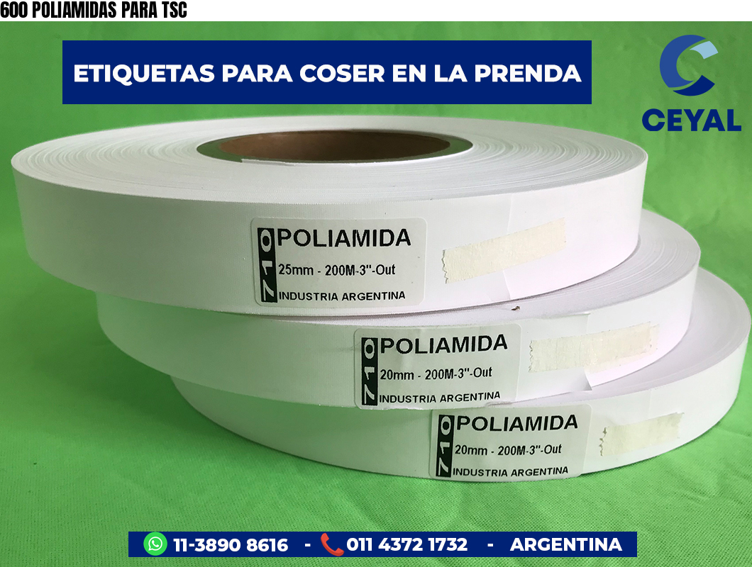 600 POLIAMIDAS PARA TSC