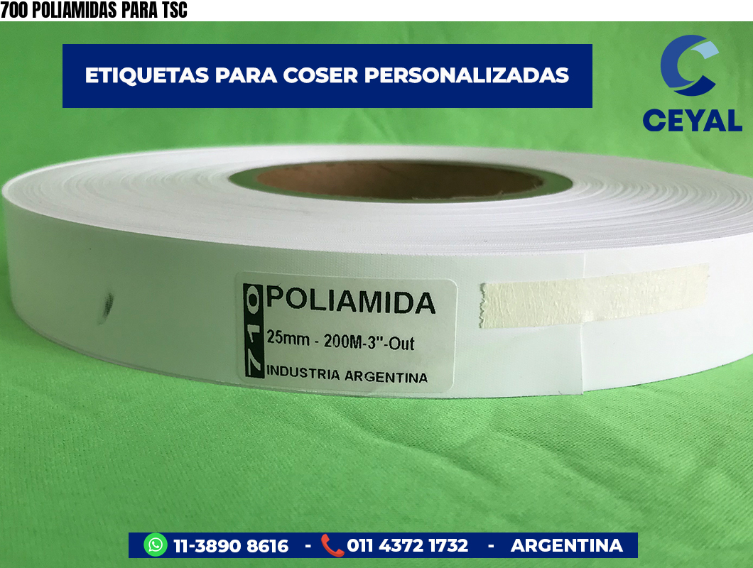 700 POLIAMIDAS PARA TSC