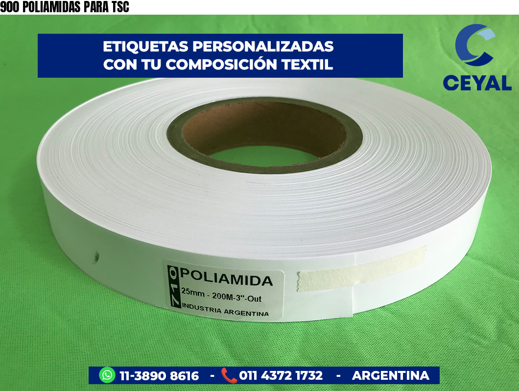 900 POLIAMIDAS PARA TSC