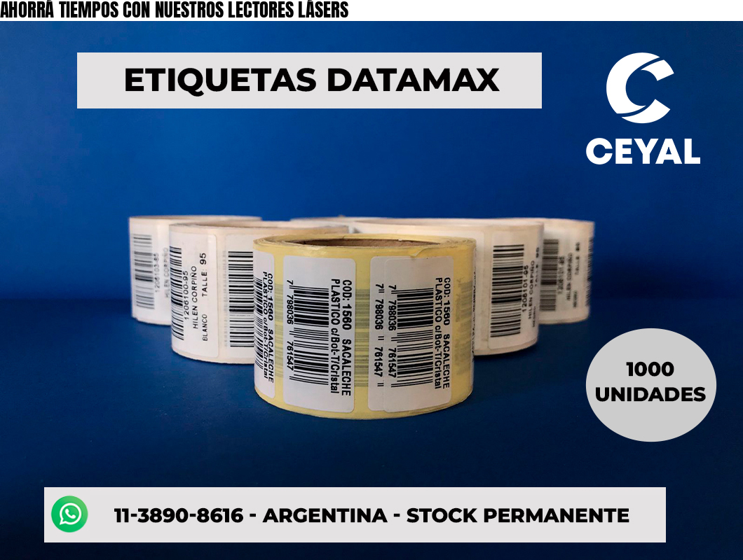 AHORRÁ TIEMPOS CON NUESTROS LECTORES LÁSERS