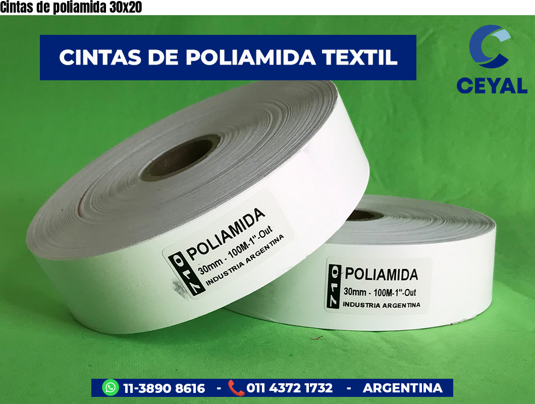 Cintas de poliamida 30×20