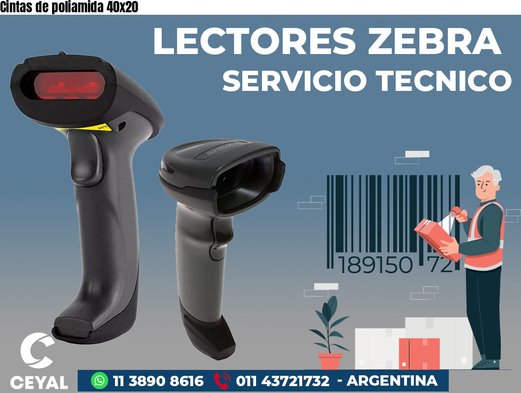 Cintas de poliamida 40x20