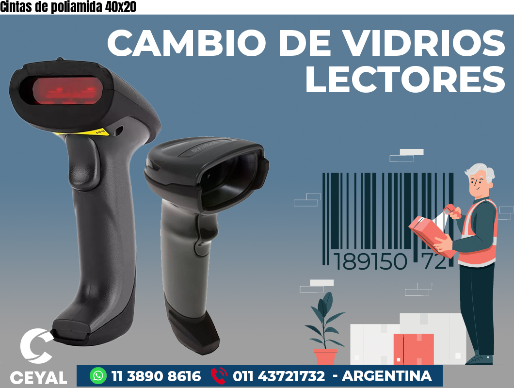 Cintas de poliamida 40x20