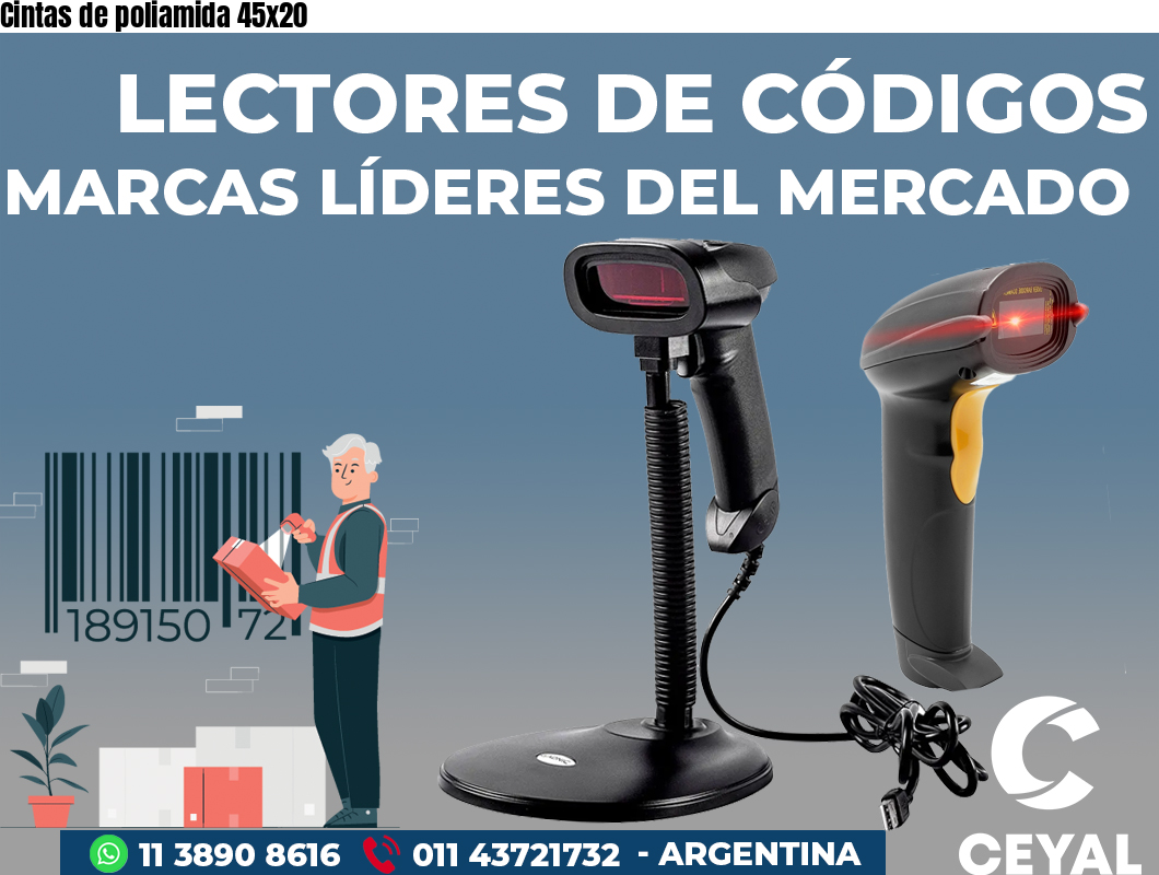 Cintas de poliamida 45x20
