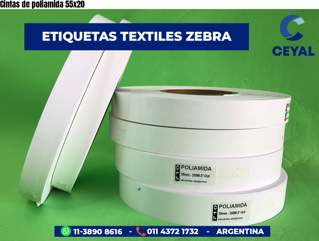 Cintas de poliamida 55×20